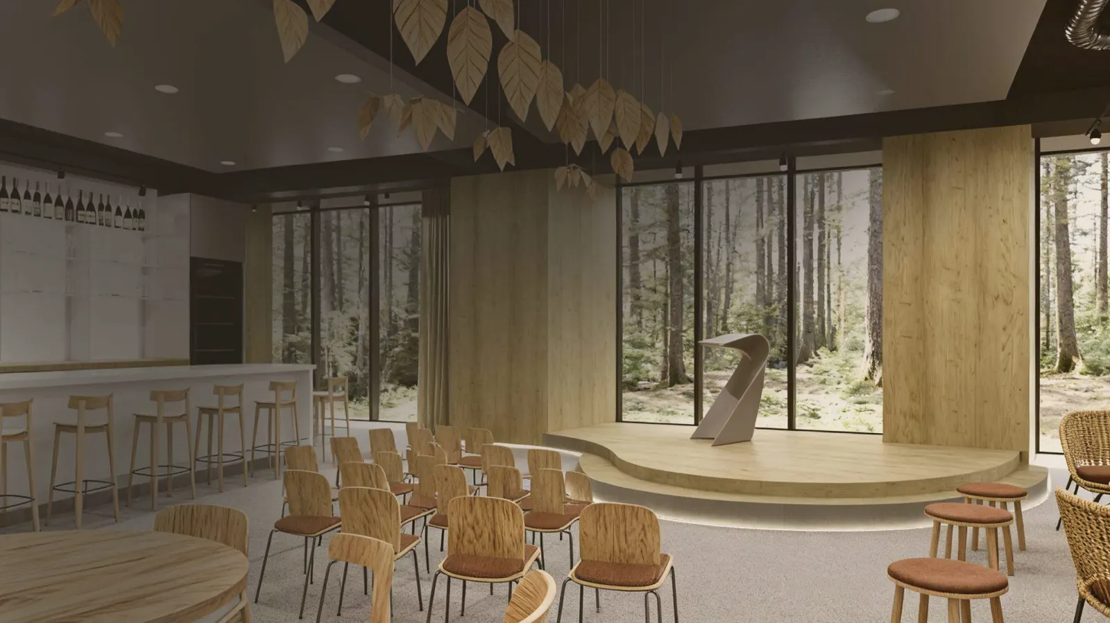 120 m² conference room at Roof Gardens